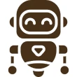 Simple robot graphic design